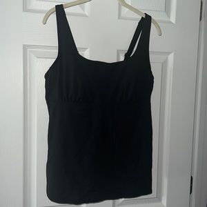Lands end tankini top, size 14D tummy control